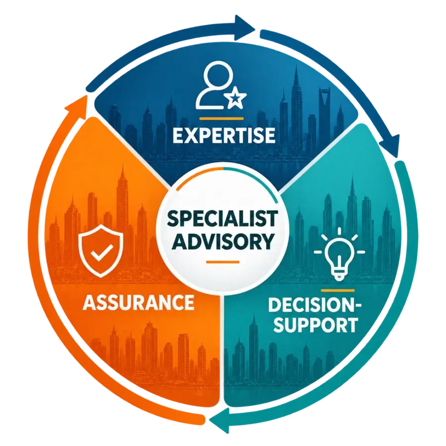 Specialist advisory: expertise, decision support and assurance